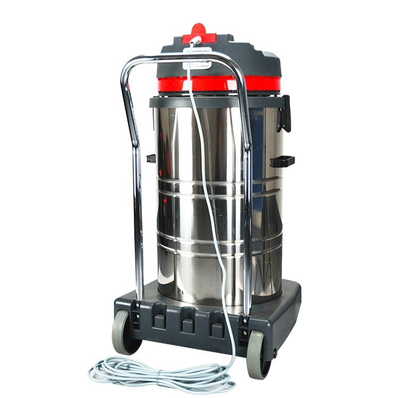 80L Three Motors Stainless Steel Industrial Wet and Dry Vacuum Cleaner